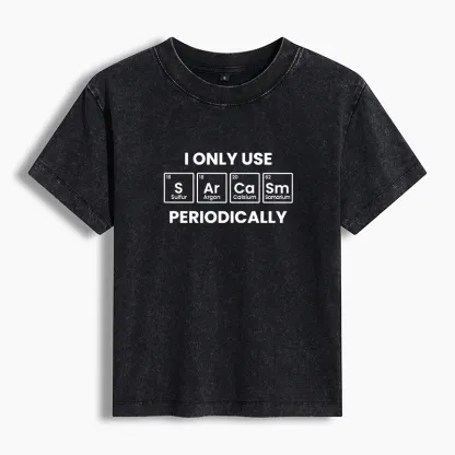 Tokyo-Tiger Interesting Chemical Elements Washed T-shirt