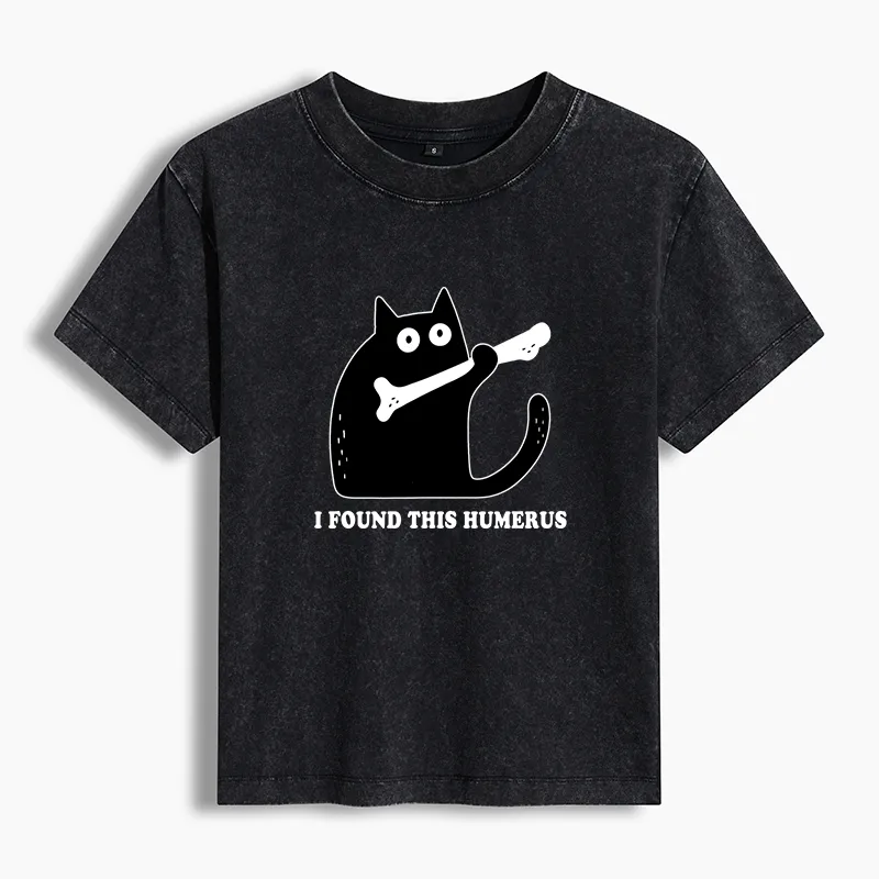 Tokyo-Tiger Cat Found This Humerus Washed T-shirt