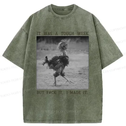 Tokyo-Tiger Successful Chicken Washed T-Shirt