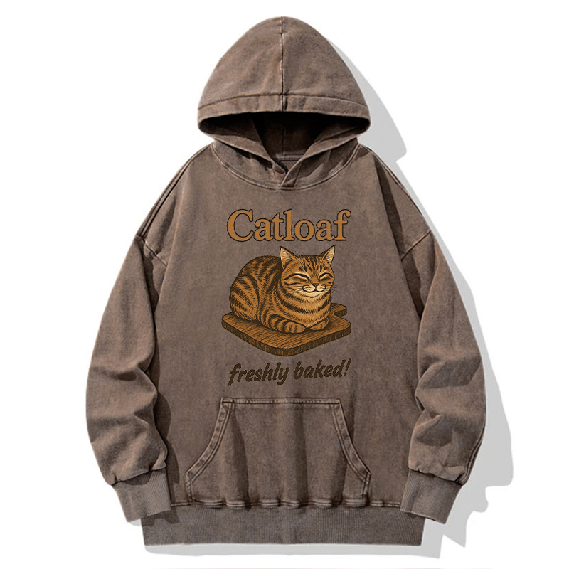 Tokyo-Tiger Japan Catloaf Washed Hoodie