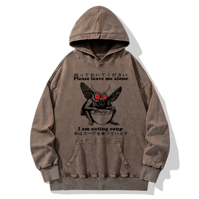 Tokyo-Tiger Don't Bother The Mothman Washed Hoodie