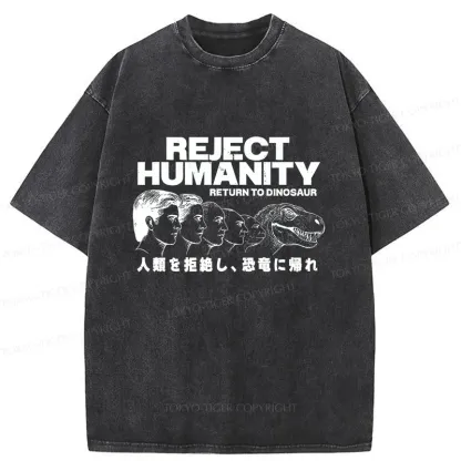 Tokyo-Tiger Return To Dinosaur Washed T-Shirt