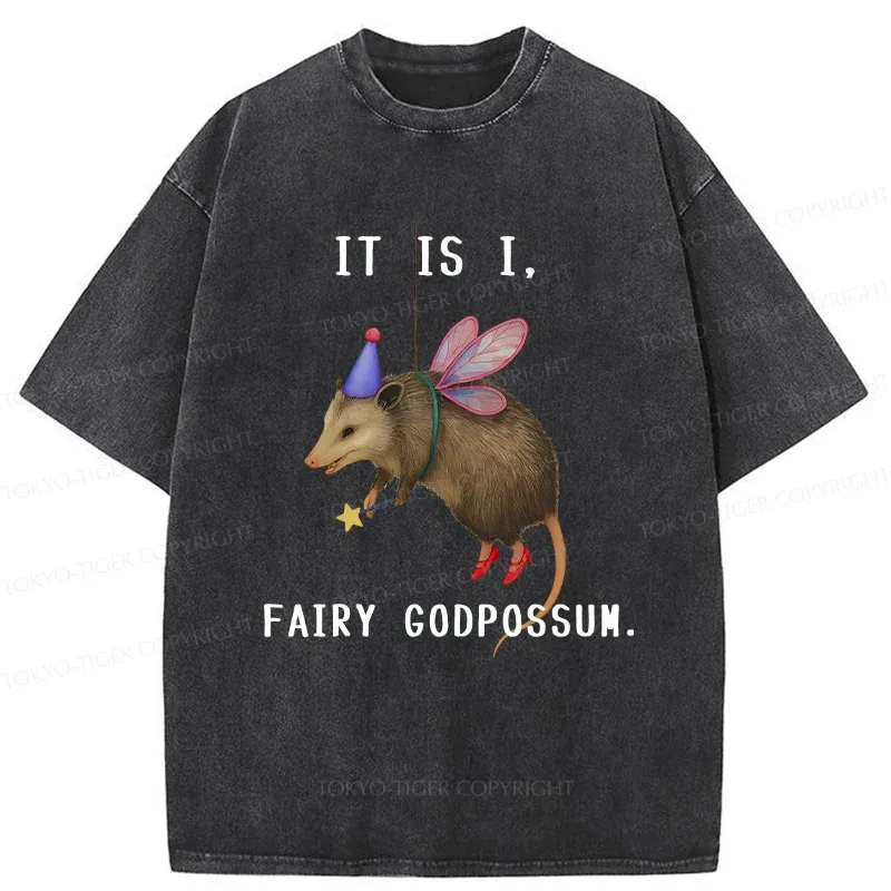 Tokyo-Tiger Fairy Possum Washed T-Shirt