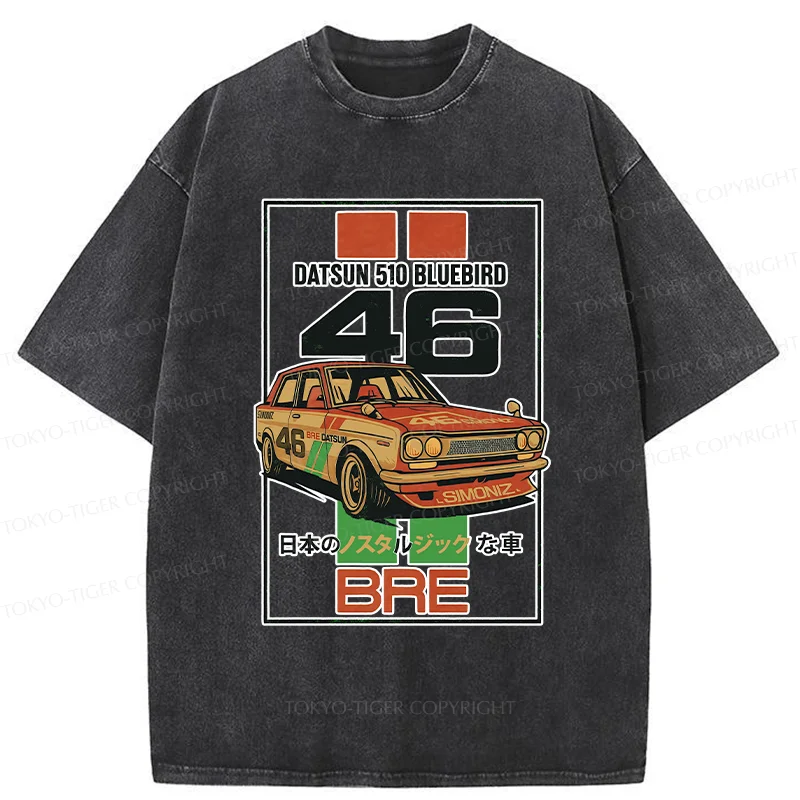 Tokyo-Tiger Classic Racing Japan Washed T-Shirt