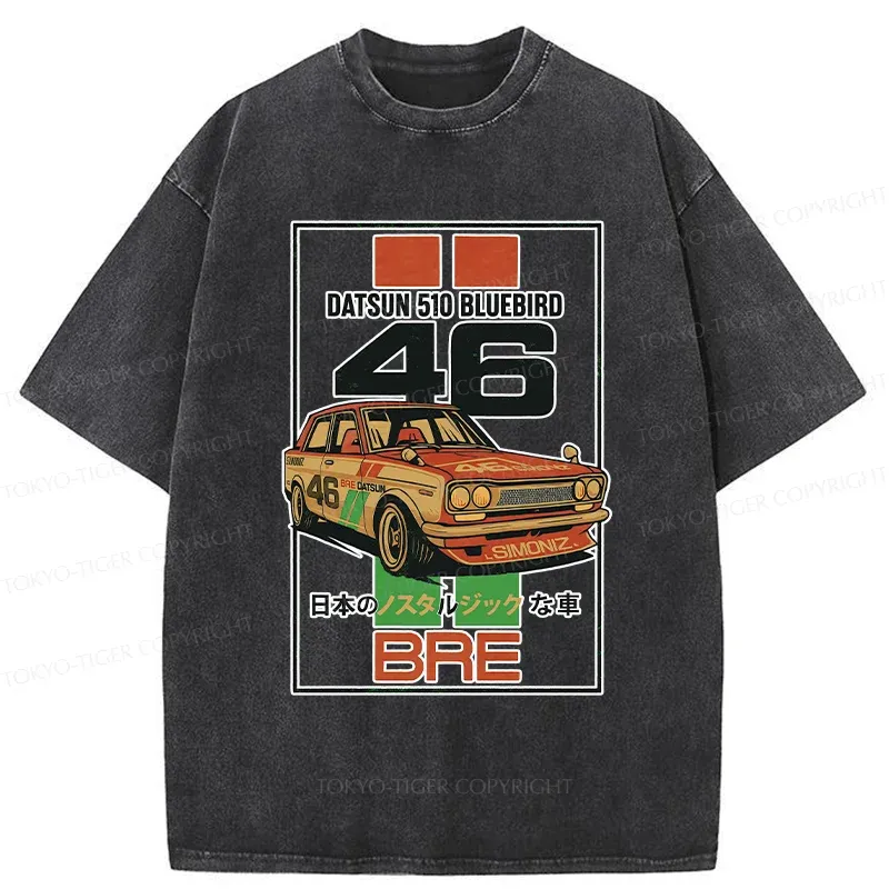 Tokyo-Tiger Classic Racing Japan Washed T-Shirt