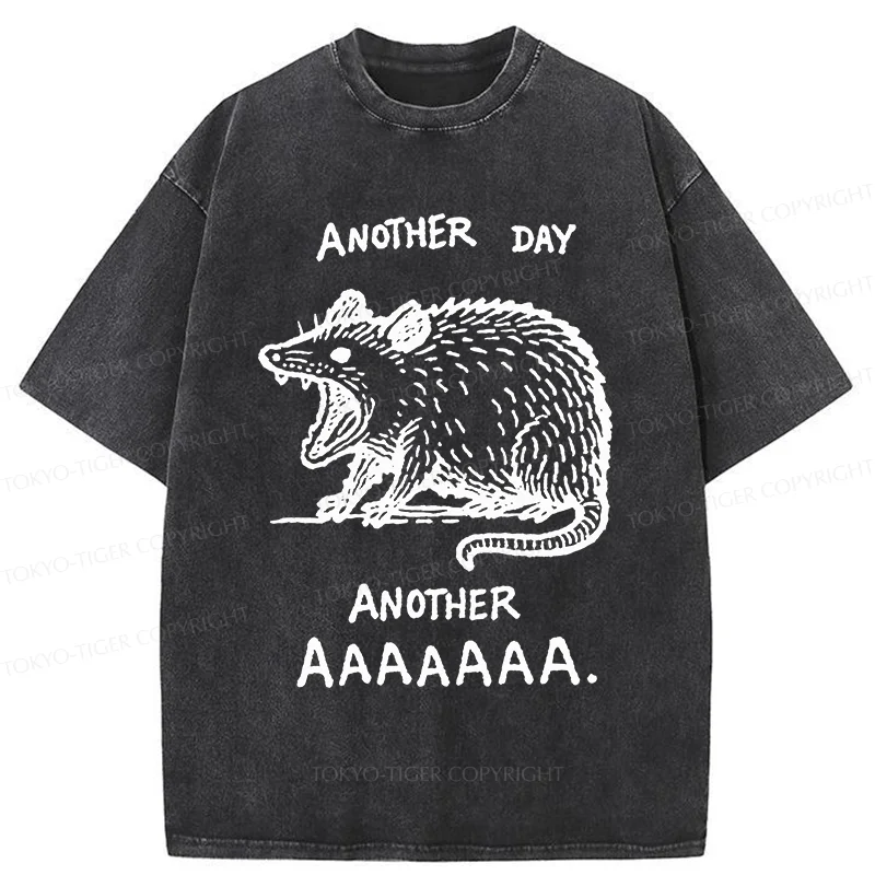 Tokyo-Tiger Screaming Possum Washed T-Shirt