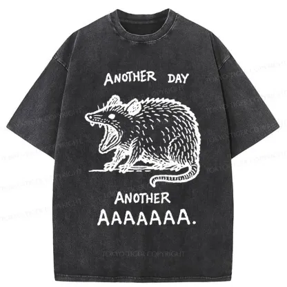 Tokyo-Tiger Screaming Possum Washed T-Shirt