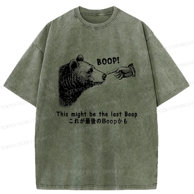 Tokyo-Tiger The Last Boop Washed T-Shirt