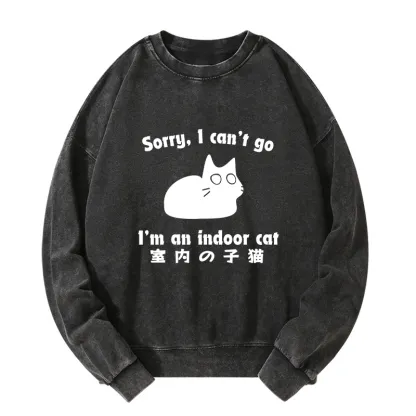 Tokyo-Tiger Indoor Kitten Washed Sweatshirt