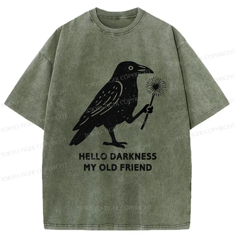 Tokyo-Tiger My Old Friend The Crow Washed T-Shirt