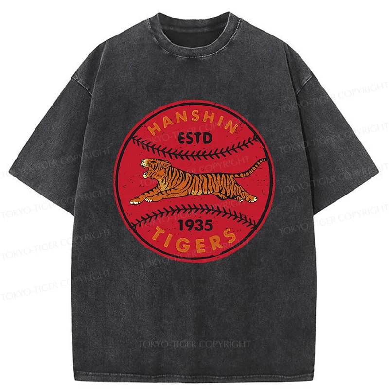 Tokyo-Tiger Osaka Tigers Japanese Washed T-Shirt