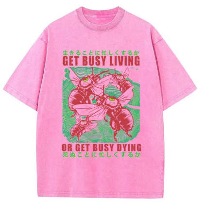 Tokyo-Tiger Busy Bee Japanese Washed T-Shirt