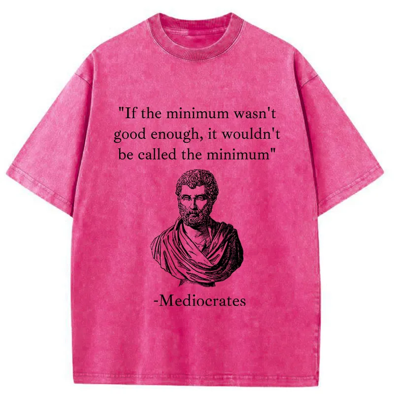 Tokyo-Tiger Humorous Philosopher Funny Washed T-Shirt