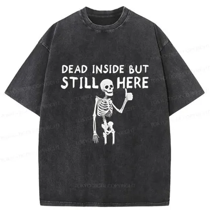 Tokyo-Tiger Dead Inside Washed T-Shirt