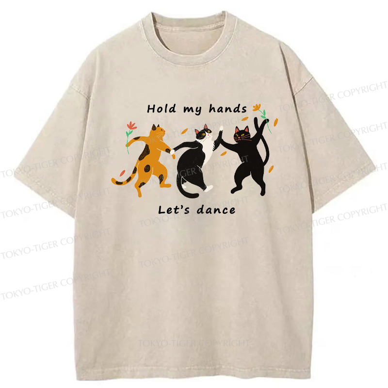 Tokyo-Tiger The Dancing Cats Washed T-Shirt