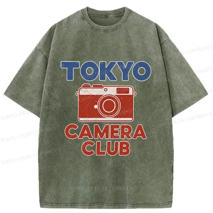 Tokyo-Tiger Tokyo Camera Washed T-Shirt