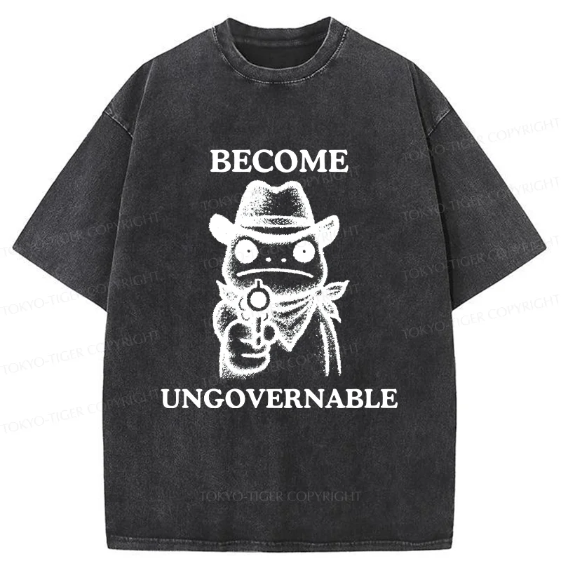 Tokyo-Tiger Frog Is Targeting You Washed T-Shirt