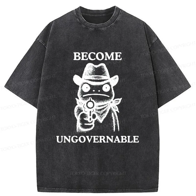 Tokyo-Tiger Frog Is Targeting You Washed T-Shirt