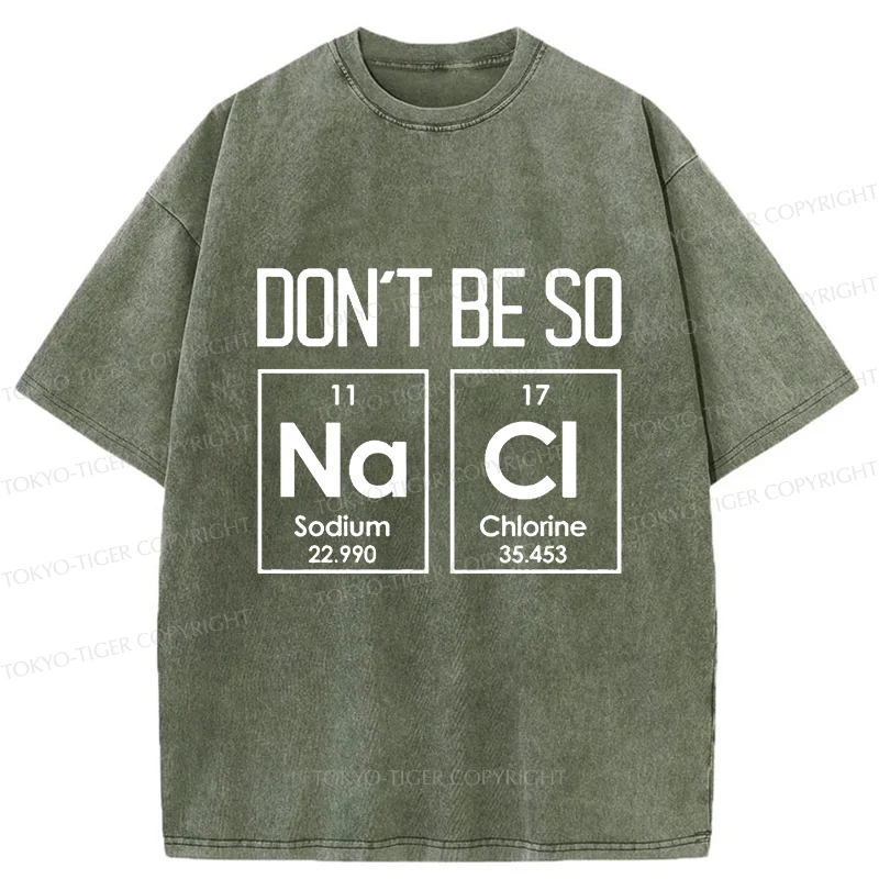 Tokyo-Tiger Salty Funny Washed T-Shirt