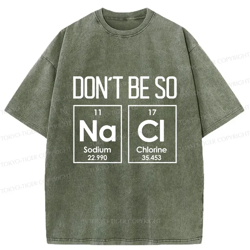 Tokyo-Tiger Salty Funny Washed T-Shirt