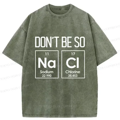 Tokyo-Tiger Salty Funny Washed T-Shirt