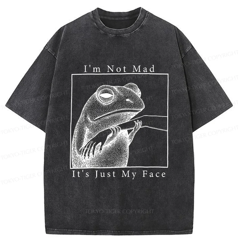 Tokyo-Tiger Expressionless Frog Washed T-Shirt