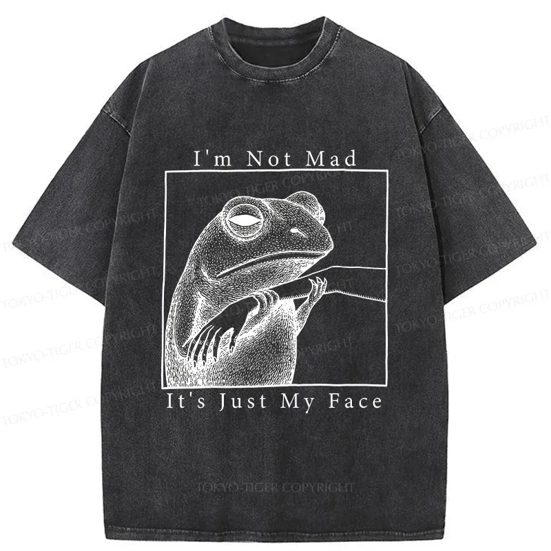 Tokyo-Tiger Expressionless Frog Washed T-Shirt