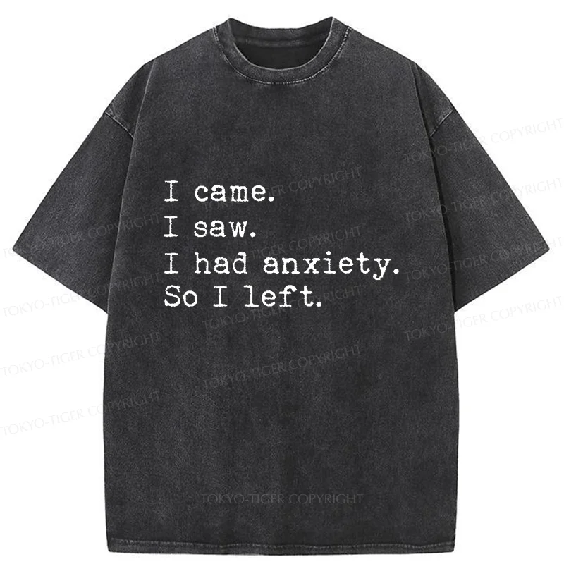 Tokyo-Tiger I'm Anxious Washed T-Shirt