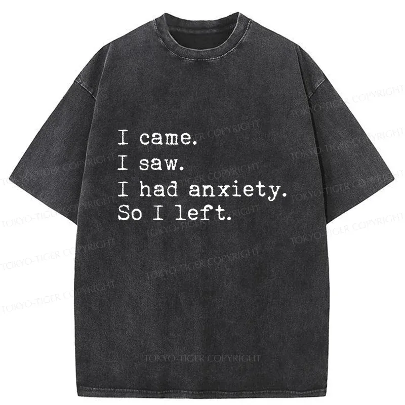 Tokyo-Tiger I'm Anxious Washed T-Shirt
