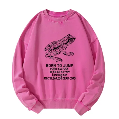 Tokyo-Tiger Born To Jump Washed Sweatshirt