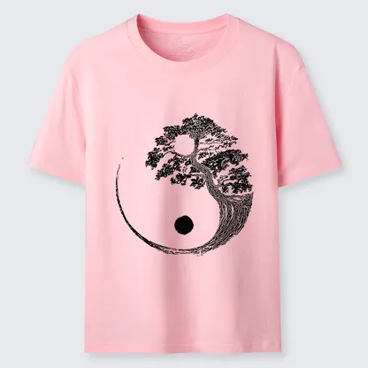 Tokyo-Tiger Yin-Yang Tai Chi Tree Classic T-Shirt