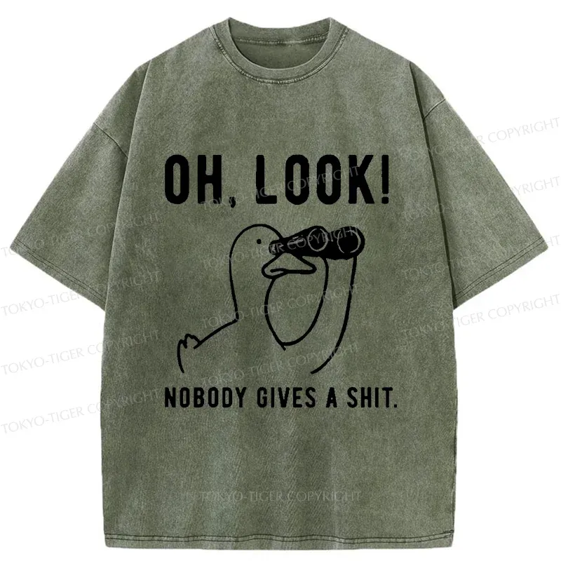 Tokyo-Tiger No One Cares About The Duck Washed T-Shirt