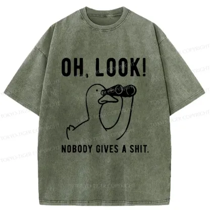 Tokyo-Tiger No One Cares About The Duck Washed T-Shirt