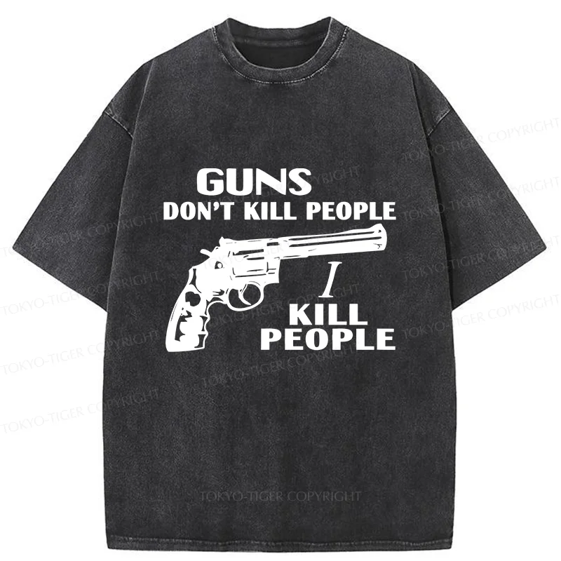 Tokyo-Tiger Weapons Are Not Original Sin Washed T-Shirt