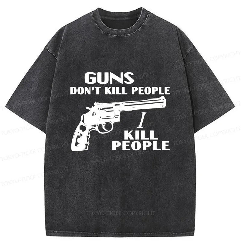 Tokyo-Tiger Weapons Are Not Original Sin Washed T-Shirt