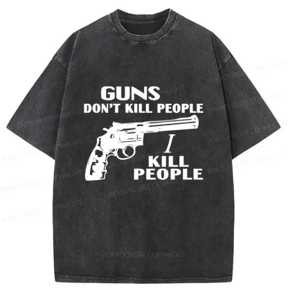 Tokyo-Tiger Weapons Are Not Original Sin Washed T-Shirt