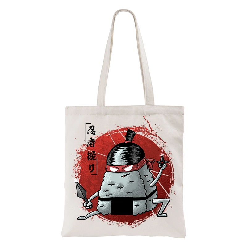 Tokyo-Tiger Rice Ball Ninja Tote Bag