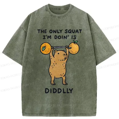 Tokyo-Tiger Diddly Capybara Washed T-Shirt