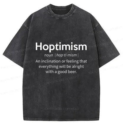 Tokyo-Tiger Hoptimism Beer Washed T-Shirt