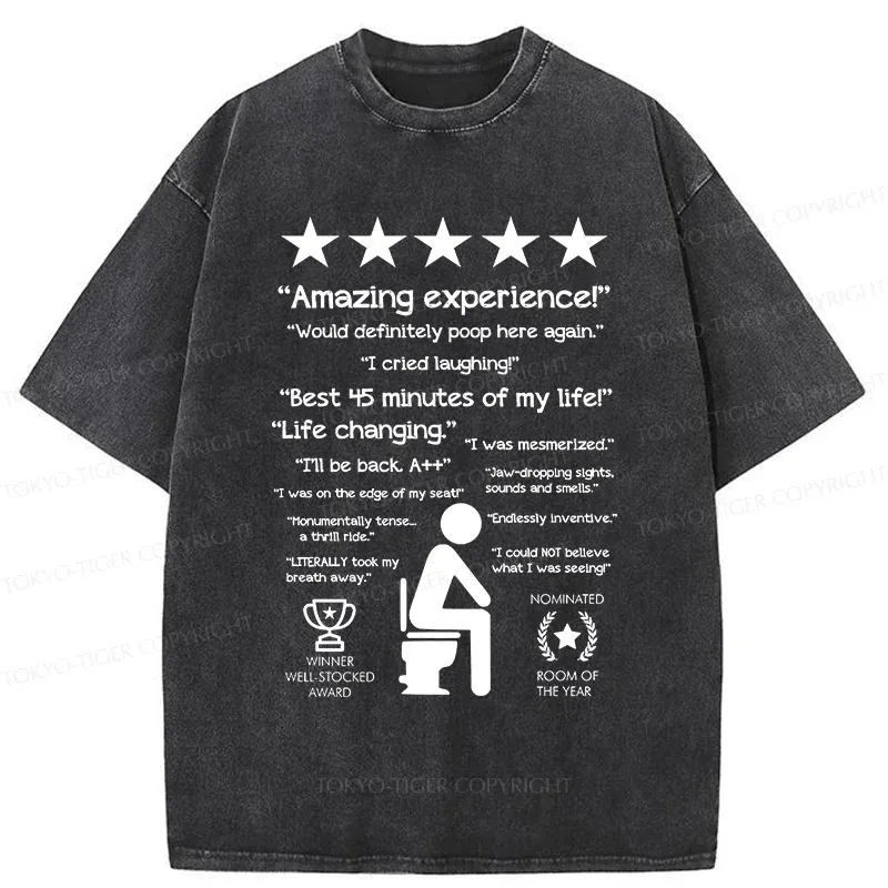 Tokyo-Tiger Shit Best Funny Washed T-Shirt