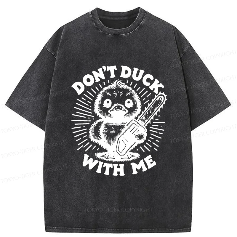 Tokyo-Tiger Scary Duck Washed T-Shirt