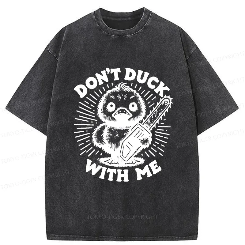 Tokyo-Tiger Scary Duck Washed T-Shirt