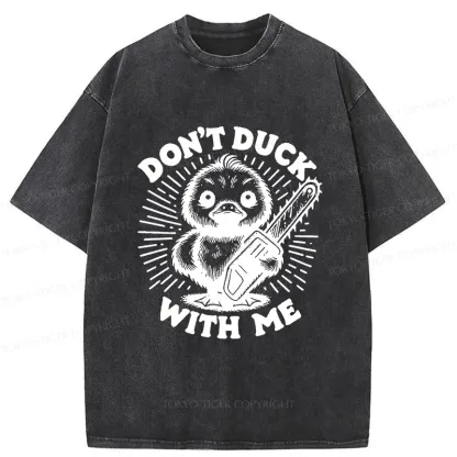 Tokyo-Tiger Scary Duck Washed T-Shirt
