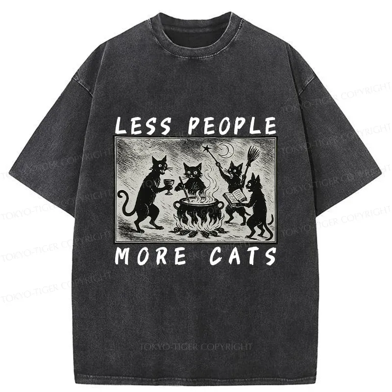 Tokyo-Tiger Cat Sacrifice Ceremony Washed T-Shirt