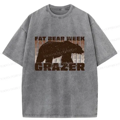 Tokyo-Tiger Grazer Animal Funny Washed T-Shirt