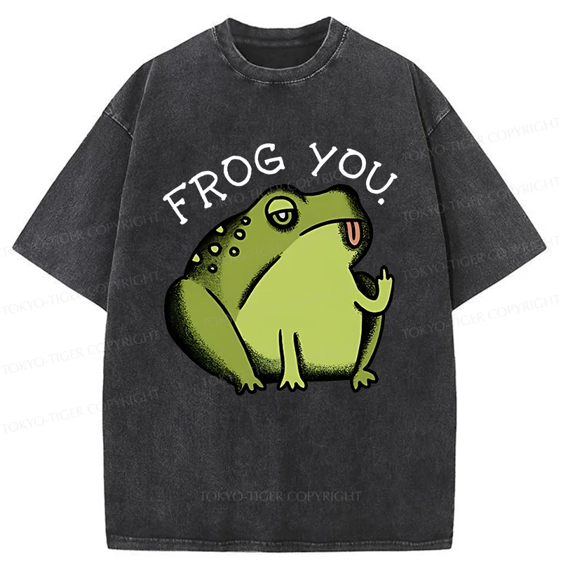 Tokyo-Tiger Frog Taunt You Washed T-Shirt