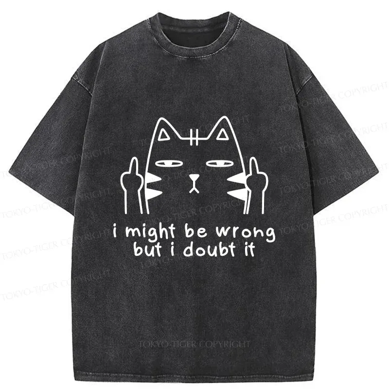 Tokyo-Tiger Cat Taunts You Washed T-Shirt