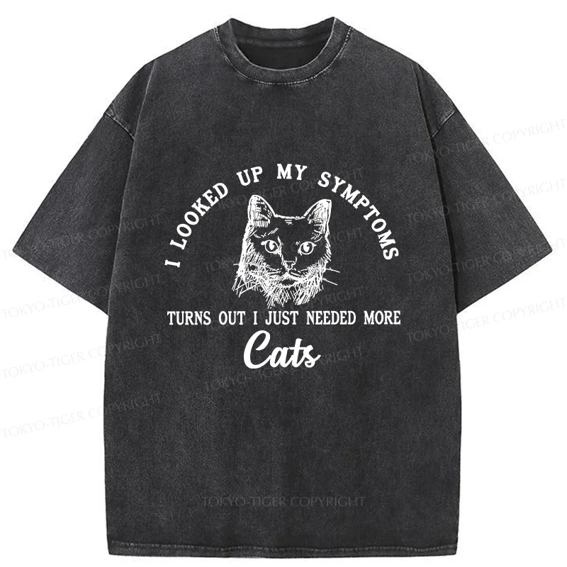 Tokyo-Tiger More Cats Meme Washed T-Shirt