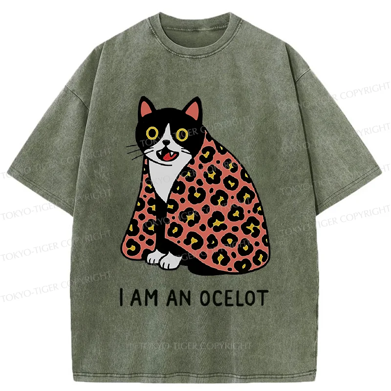 Tokyo-Tiger Ocelot Washed T-Shirt