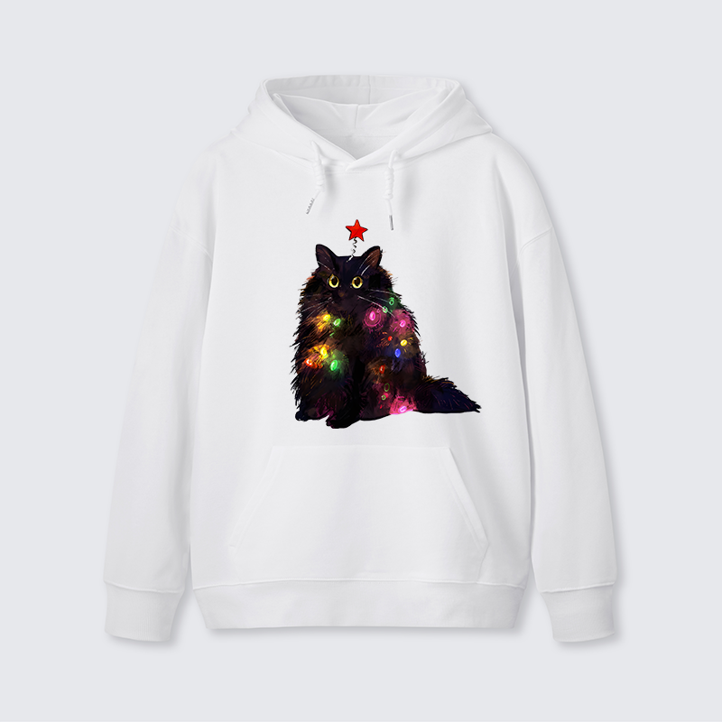 Tokyo-Tiger Christmas Lights Cat Classic Hoodie